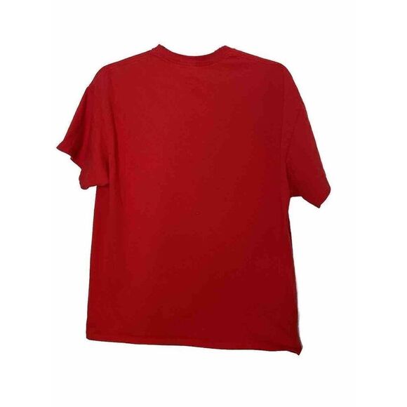 In N Out Burger Men's XL Short Sleeve T Shirt Hawaii 1095 Club Floral Red - Picture 2 of 4